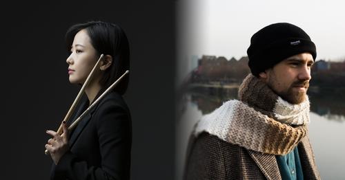 This composite photo, provided by the Korean Cultural Centre UK, shows drummer Suh Soo-jin (L) from jazz group Near East Quartet and BBC Jazz Award-winning British pianist Kit Downes. (PHOTO NOT FOR SALE) (Yonhap)
