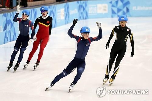 홍경환, 동계유스올림픽 쇼트트랙 남자 500m 우승 - 2