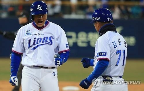 <프로야구> '라이온즈파크 홈런 신고' 이승엽 "좋은 환경, 정말 행복해" - 2