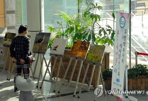 "전시회 보러 오세요"…갤러리로 사랑받는 부안군청 로비 - 4