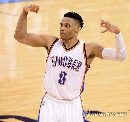 -NBA- 오클라호마시티, 골든스테이트에 대승…챔프전까지 '1승' - 2