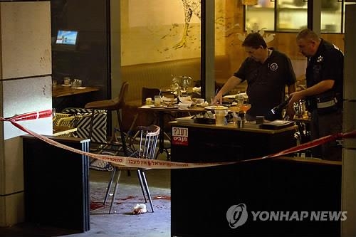텔아비브 중심가서 무차별 총기난사 테러…4명 사망(종합3보) - 2