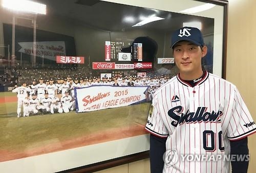 야쿠르트 하재훈, 일본 프로야구 첫 장타·타점 신고(종합) - 2
