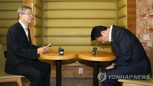김희옥, 정진석 사과 수용…'복당 내홍' 수습 국면(종합) - 2