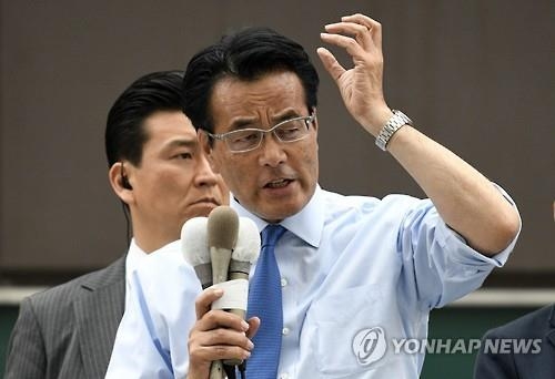 日 제1야당 민진당 대표 본인 고향에 '배수진' - 2