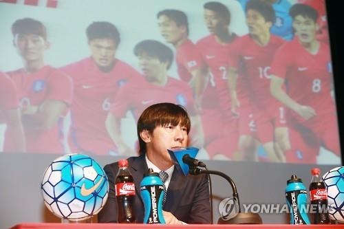 <올림픽축구> 신태용 감독 "석현준, 체코·스페인전 보고 결심"(종합) - 2