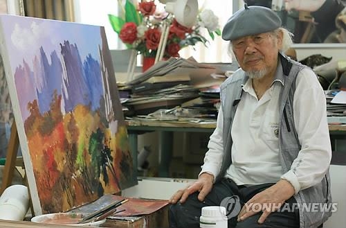 고 하반영 화백 그림 91점 횡령한 건설업자 '징역형' - 2