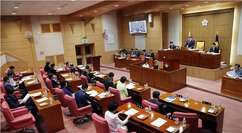 김해시의회 본회의 전경