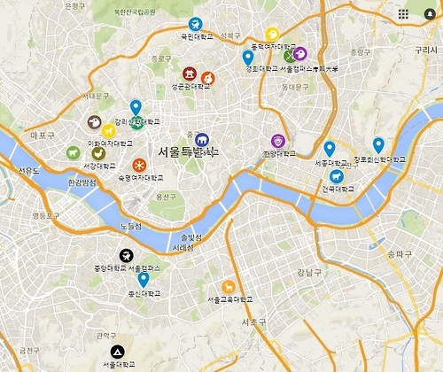 '최순실 게이트' 시국선언 발표 대학 현황