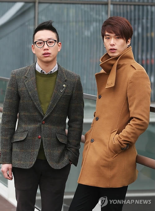 밴드 십센치(왼쪽부터 권정열, 윤철종)