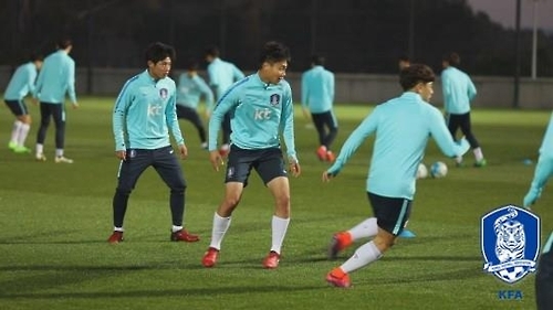 포르투갈 전지훈련 중인 U-20 축구대표팀 선수들
