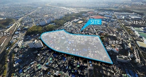셉테드(CPTED) 시범사업 마을 위치도