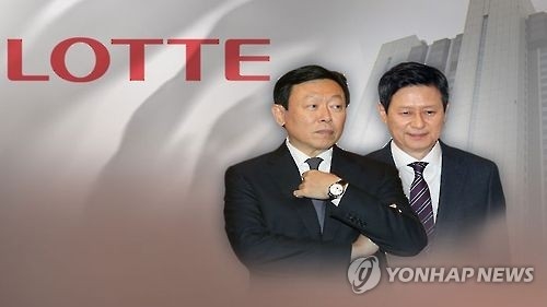 경영권 분쟁 중인 신동빈 롯데 회장(좌)과 신동주 전 롯데홀딩스 부회장