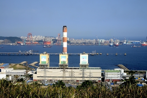 울산 기력발전 1∼3호기 전경