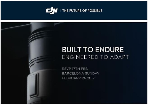 DJI 신제품 공개행사 초청장