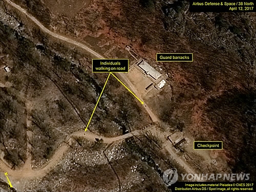 미국 38노스가 최근 공개한 풍계리 핵실험장 위성사진