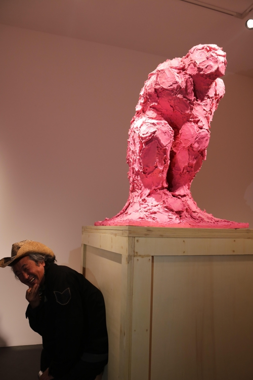 (베네치아=연합뉴스) 현윤경 특파원 = 코디 최의 작품 '더 씽커'(The thinker)