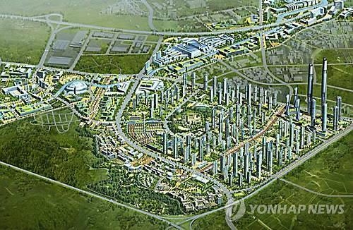 브레인시티 조감도