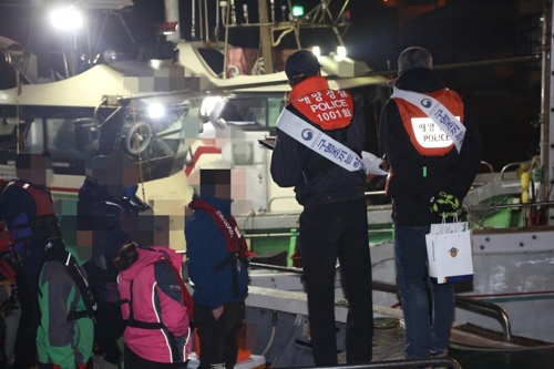 태안해경 낚시어선 대상 단속활동
