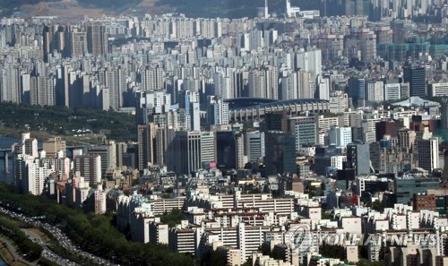 서울 지역 아파트 단지 전경