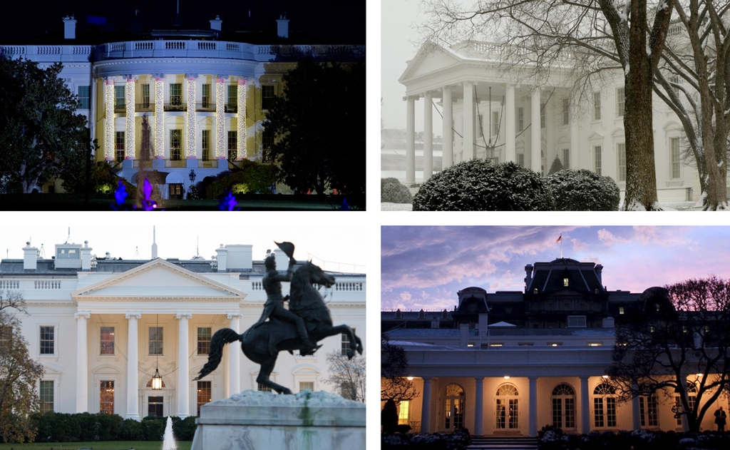 백악관의 여러 모습