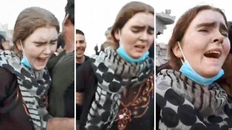 IS에 가담했다고 모술에서 체포된 독일 소녀[유튜브]