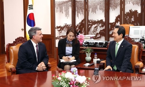 정세균 국회의장, 코리 가드너 미 상원의원 접견
