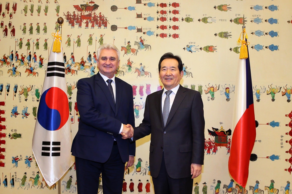 丁의장, 체코 상원의장에 한국원전 우수성 홍보 - 1