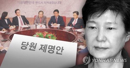 洪 "朴제명 강행"-친박 "洪 직무정지가처분"…3일 최고위 불투명(종합) - 2