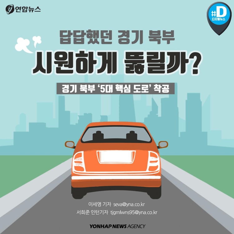 [카드뉴스] 답답했던 경기 북부, 새 도로로 시원하게 뚫릴까? - 1