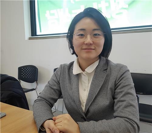 서울시장 선거에 출마하는 녹색당 신지예 후보