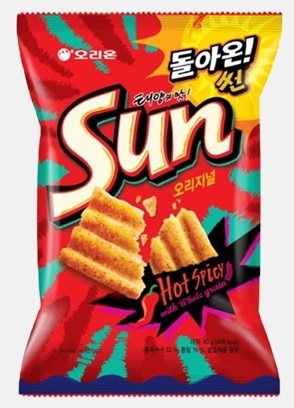 오리온농협 2년만에 재출시한 '썬칩'