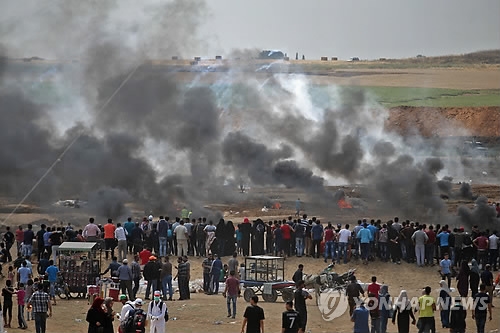 이스라엘, 가자지구에 "분리장벽 접근하면 생명 위험" 경고