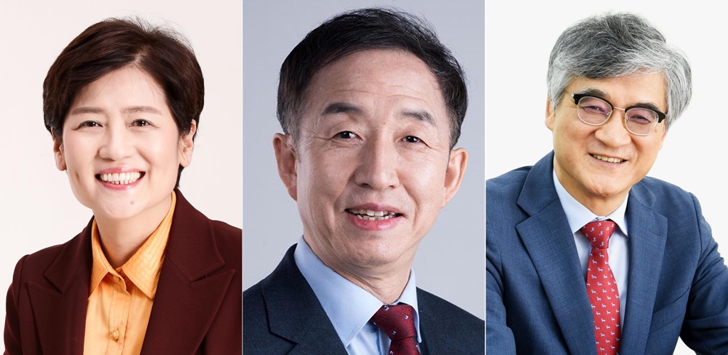 대구시교육감 출마 예정자(왼쪽부터 강은희·김사열·홍덕률 예비후보)