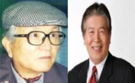 미술가 장성순(왼쪽)·배우 박웅
