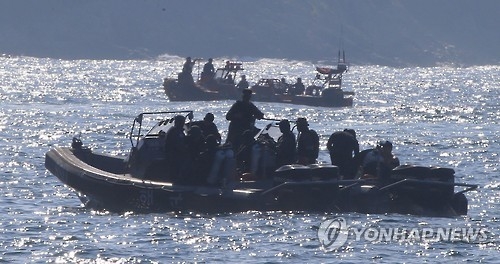수색하는 해군(위 사진은 기사 내용과 관련 없습니다)