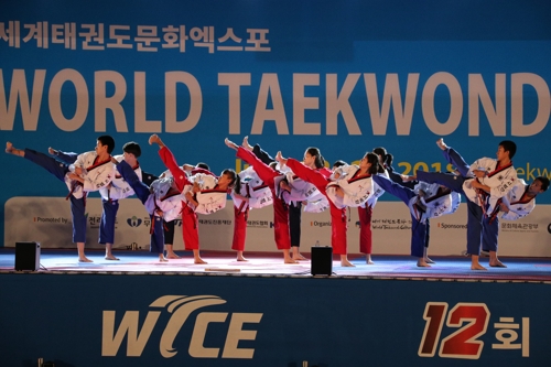 "태권도로 하나되는 세계인"…세계태권도문화엑스포 무주서 개막 - 2