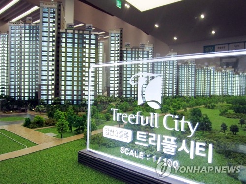 (대전=연합뉴스) 양영석 기자 = 갑천 3블록 트리플시티 견본주택