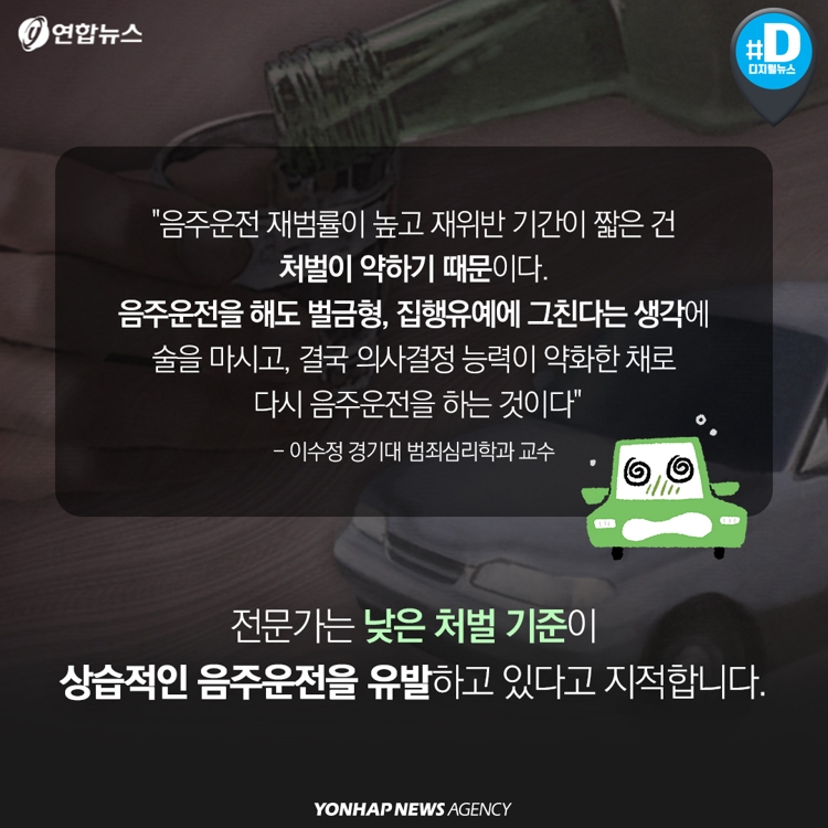 [카드뉴스] '잠재적 살인행위' 음주운전 처벌 강화되나 - 7