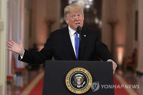 도널드 트럼프 미국 대통령