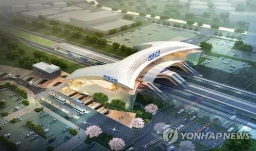 서대구 고속철도역 조감도