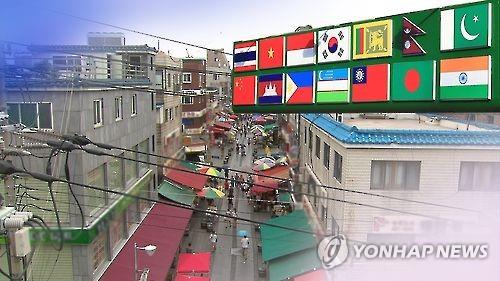 안산 원곡동 다문화거리(CG)