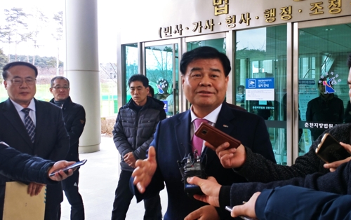 심규언 동해시장 1심 벌금 70만원 '안도'