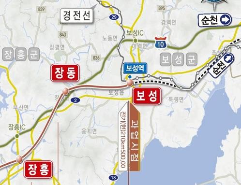 경전선·남해안철도 노선