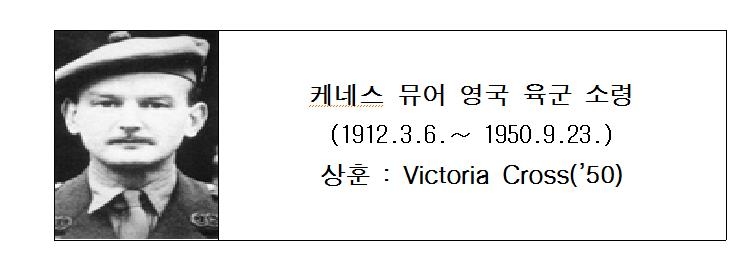 '3월 6·25전쟁영웅' 케네스 뮤어 소령