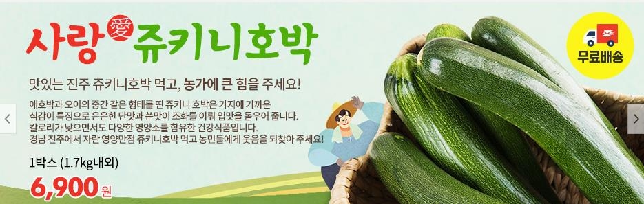 쥬키니 호박 판촉 운동