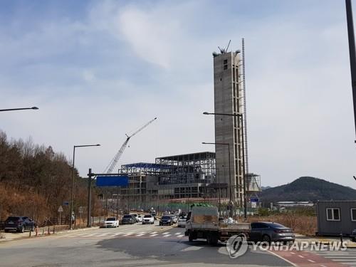 경북 북부권 환경에너지종합타운 공사장