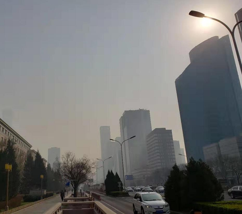 스모그에 덮힌 베이징