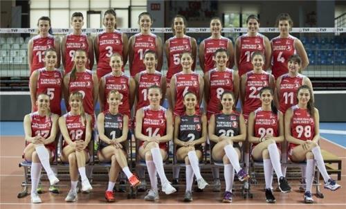 터키 여자배구 대표팀 선수들