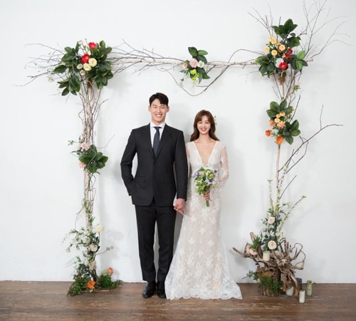 최현민과 '예비 신부' 정지윤 씨.